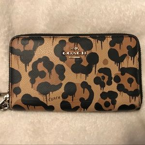 Coach Cheetah Wallet/Wristlet